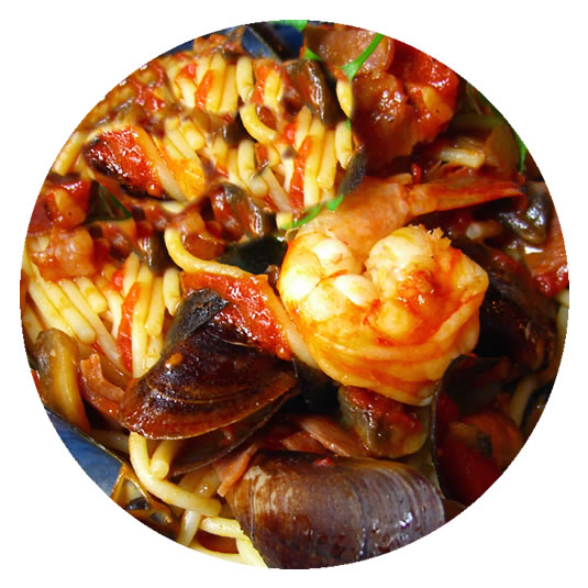 Seafood Pasta Red